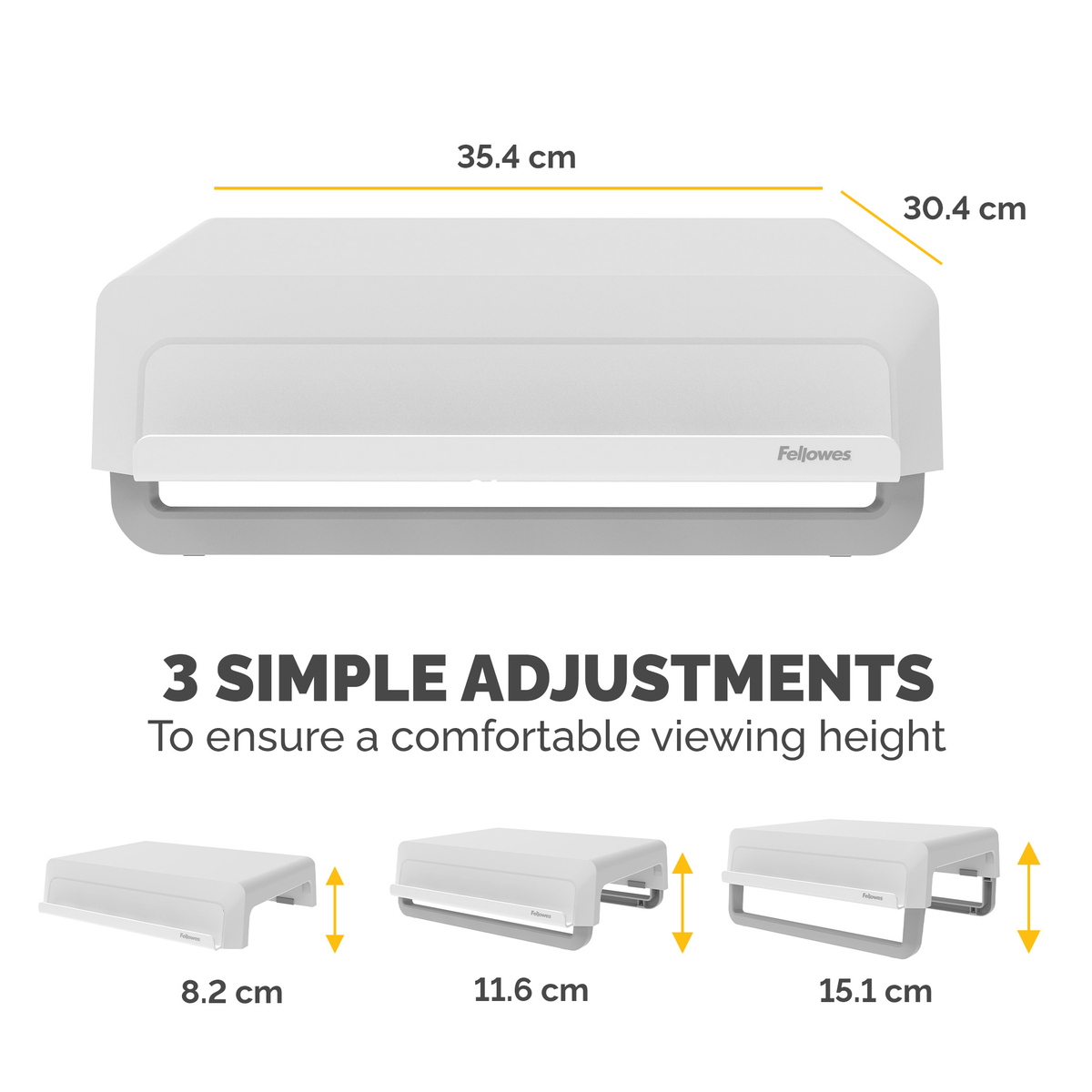 Breyta Monitor Stand - White