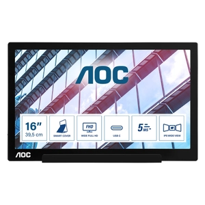 AOC, I1601P 15.6" IPS 1920x1080 USB-C