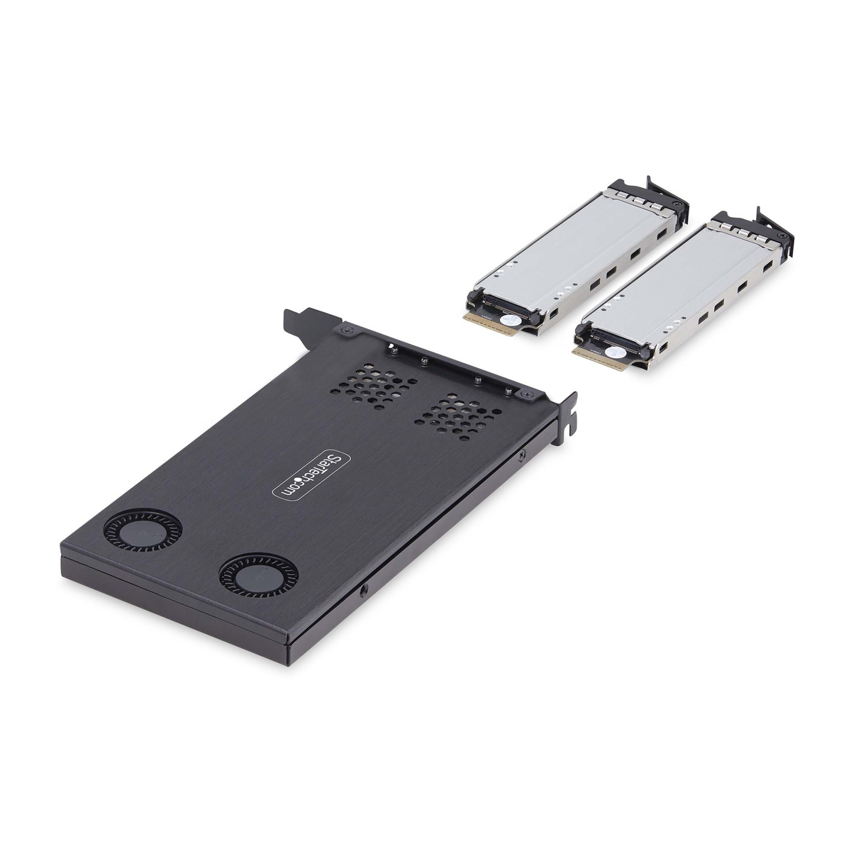 Dual-Bay M.2 NVMe SSD to PCIe x8