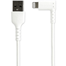 Cable - White Angled Lightning to USB 2m