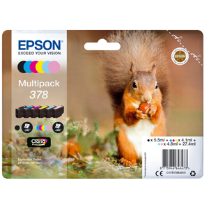 Epson, 378 Black Colour Ink Multi