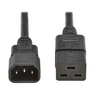 Power Cable C14 To C19 H05VV-F 10A 2M