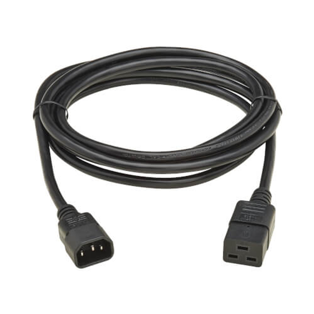 Power Cable C14 To C19 H05VV-F 10A 2M