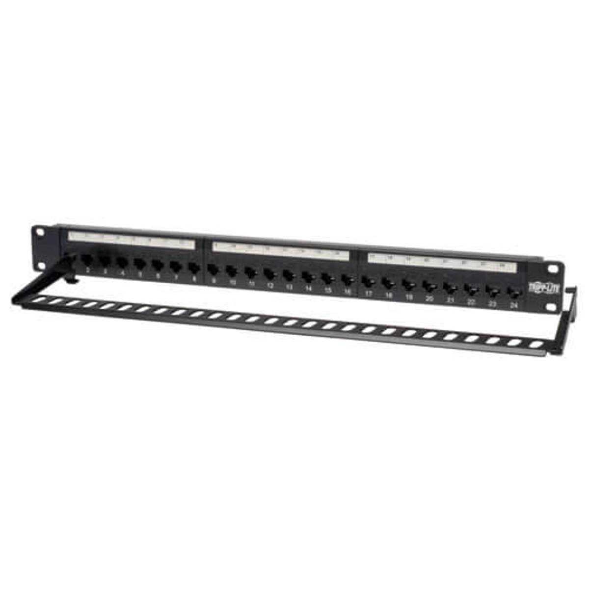Cat5e Feedthrough Patch Panel. 1U - RJ45