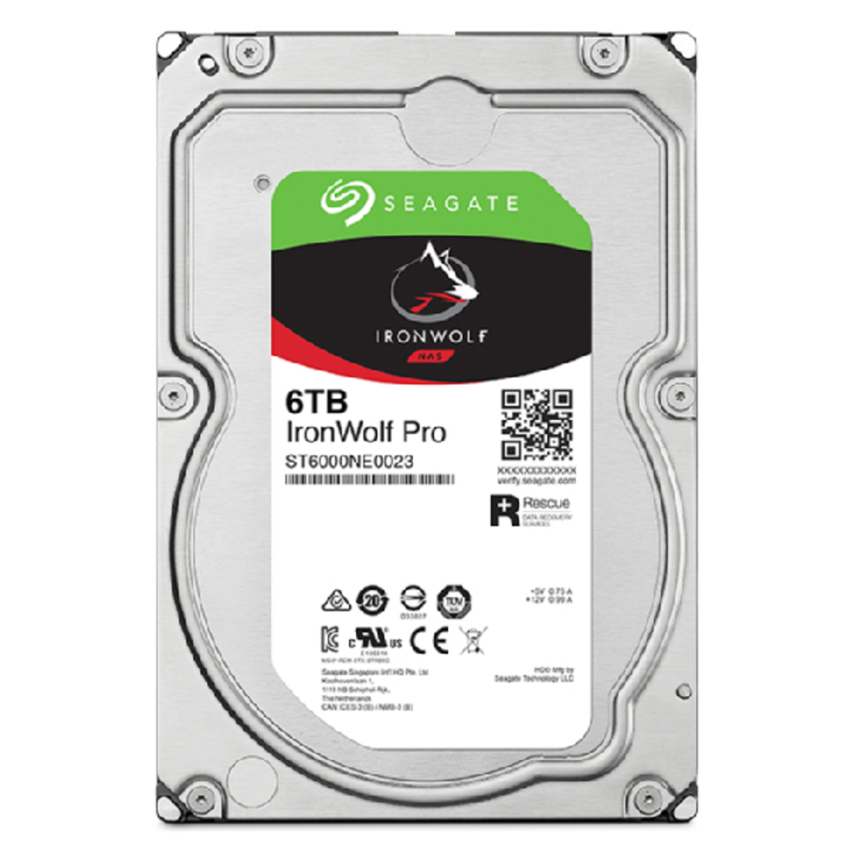 HDD Int 6TB Ironwolf Pro 72 SATA 3.5
