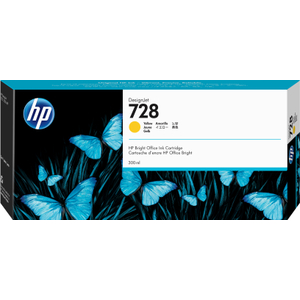 Hewlett Packard, No 728 Yellow Ink 300ml - F9K15A