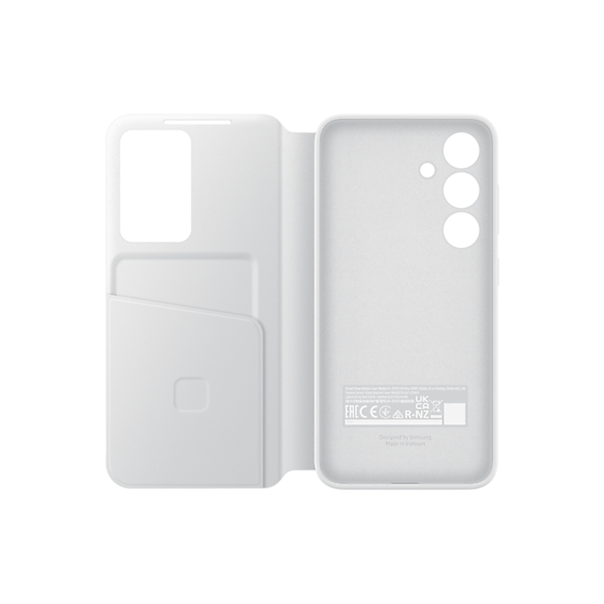 S24 Smart View Wallet CaseWhite