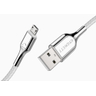 Armoured Micro to USB-A Cable 1M -White