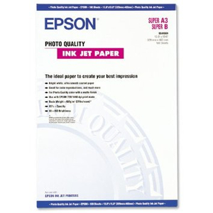 Epson, A3+ Photo Quality Inkjet Paper 100sheets