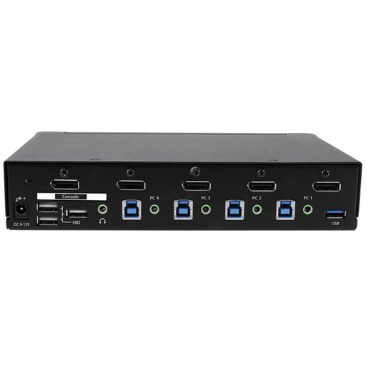 4-Port DisplayPort KVM Switch USB 3.0 4K