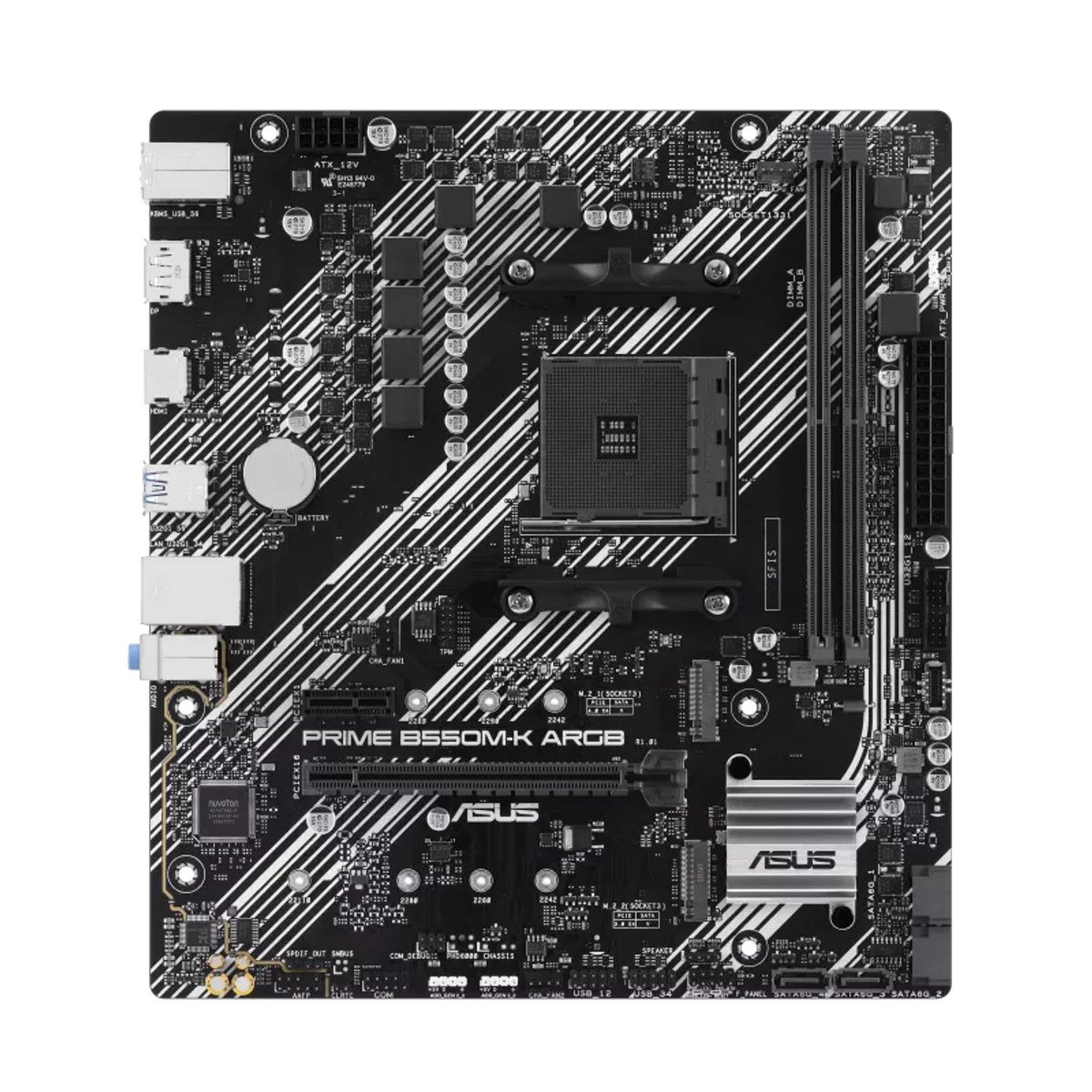 MB AMD AM4 B550M-K PRIME ARGB D4 MATX
