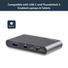 USB C Multiport Adapter - Dual DP - PD