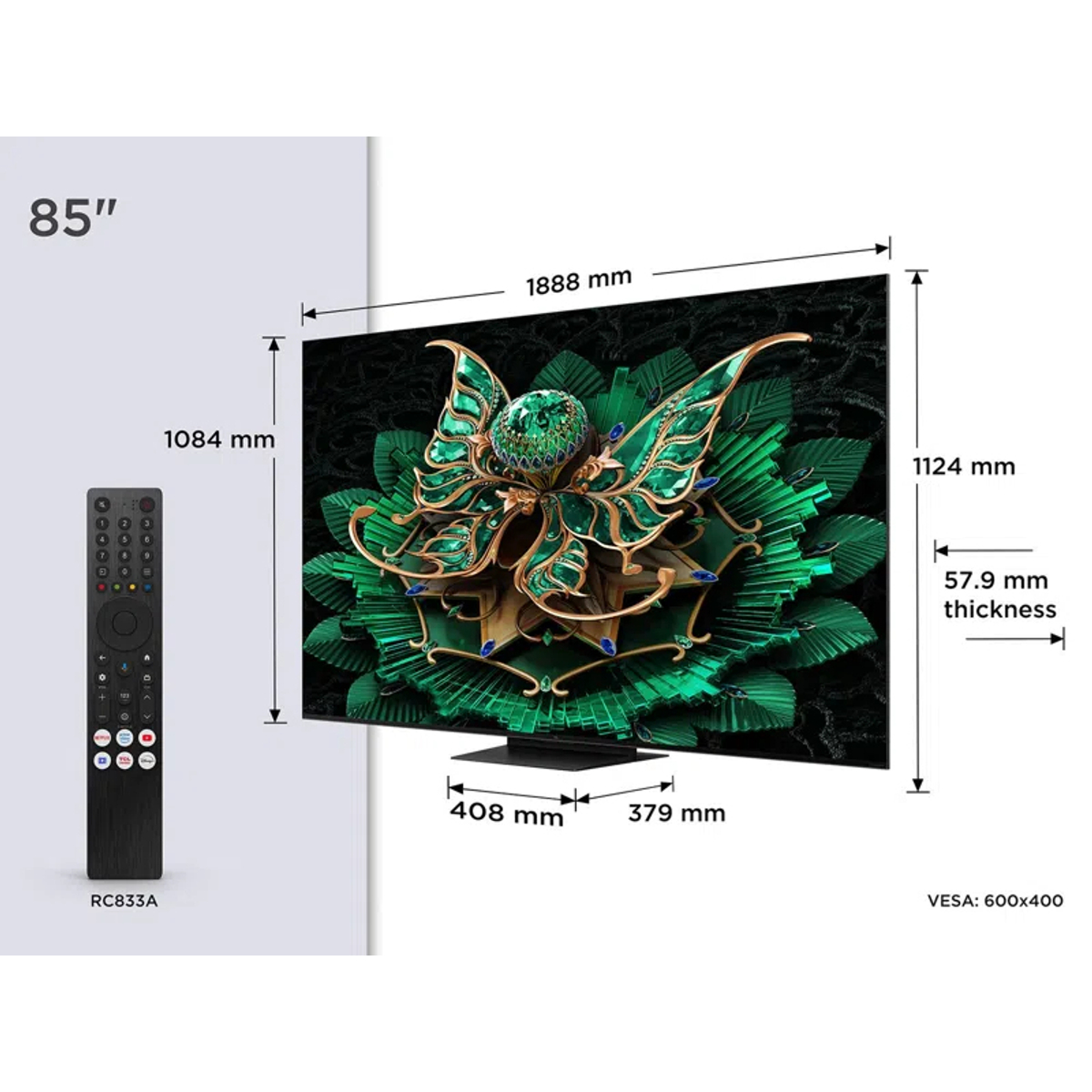 TCL 85C7K Mini LED TV