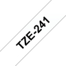 TZE241 Black On White Label Tape