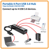 USB 3.0 Portable SuperSpeed Hub - 4 Port