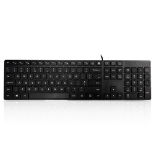 Accuratus, 301 USB Full Slim Keyboard Square Black