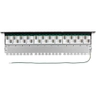 24 Port Cat6a Shield Half-U Patch Panel