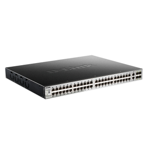 D-Link, 48 xPoE ports L 3 Stackable Managed Gig