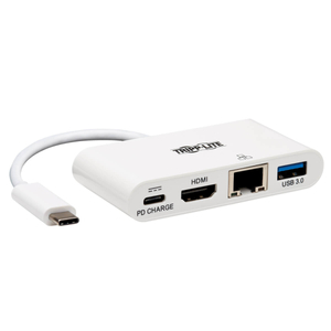 Tripp Lite, USB-C HDMI ADAPTER 4K W/HUB CHARGING GBE