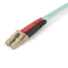 2m Aqua MM 50/125 OM4 Fiber Optic Cable