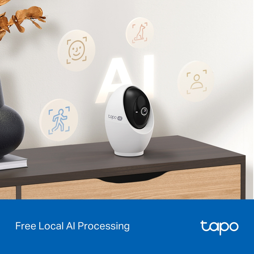 PAN/TILT AI HOME SECURITY WI-FI CAMERA