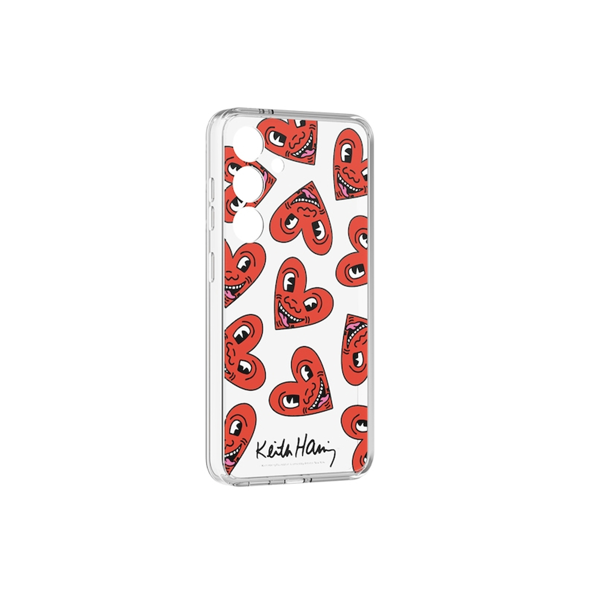 S24 Keith Haring Heart PlateRed