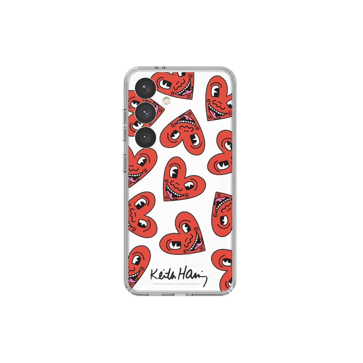 S24 Keith Haring Heart PlateRed