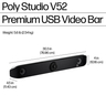 Poly Studio V52 USB Video Bar