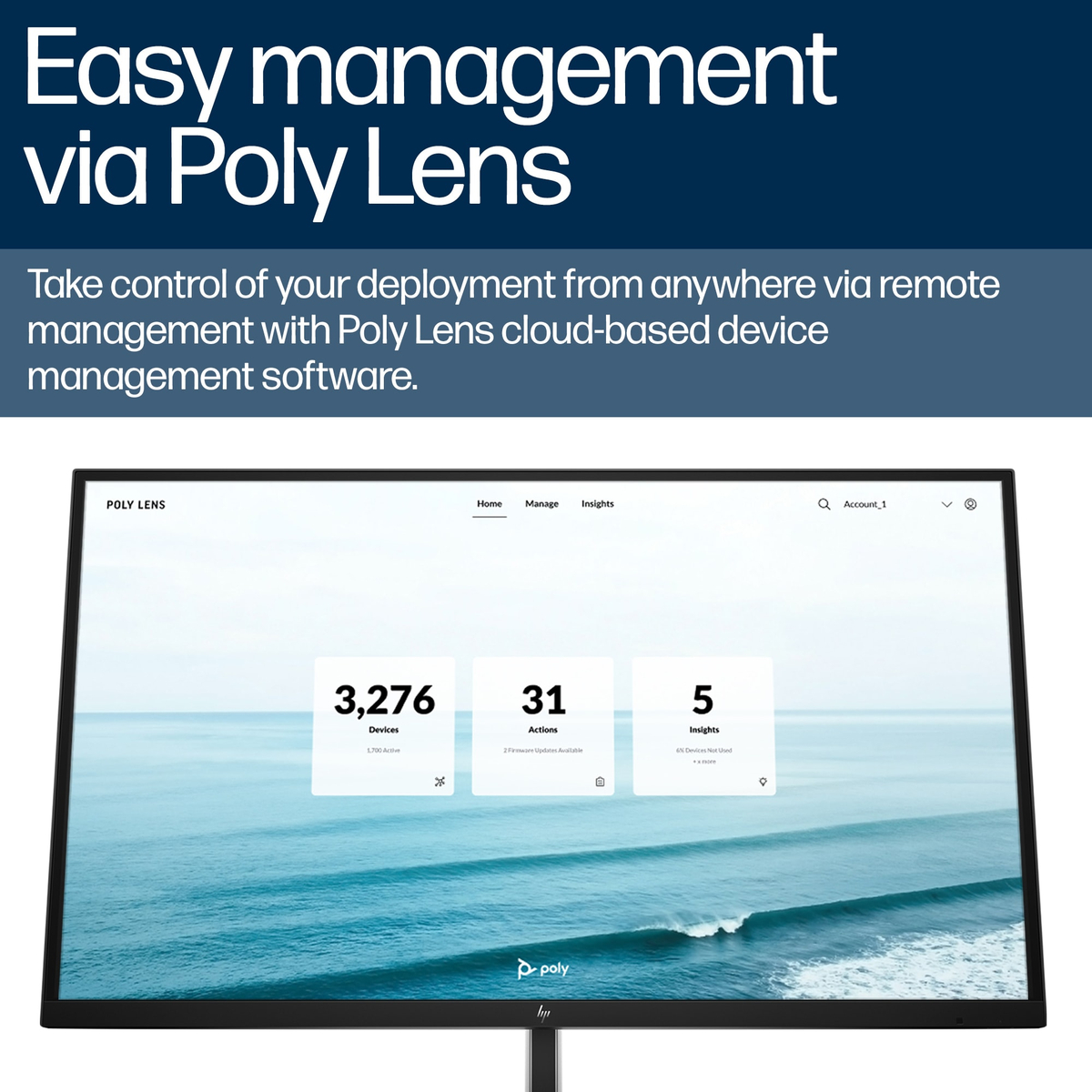 Poly Studio V52 USB Video Bar