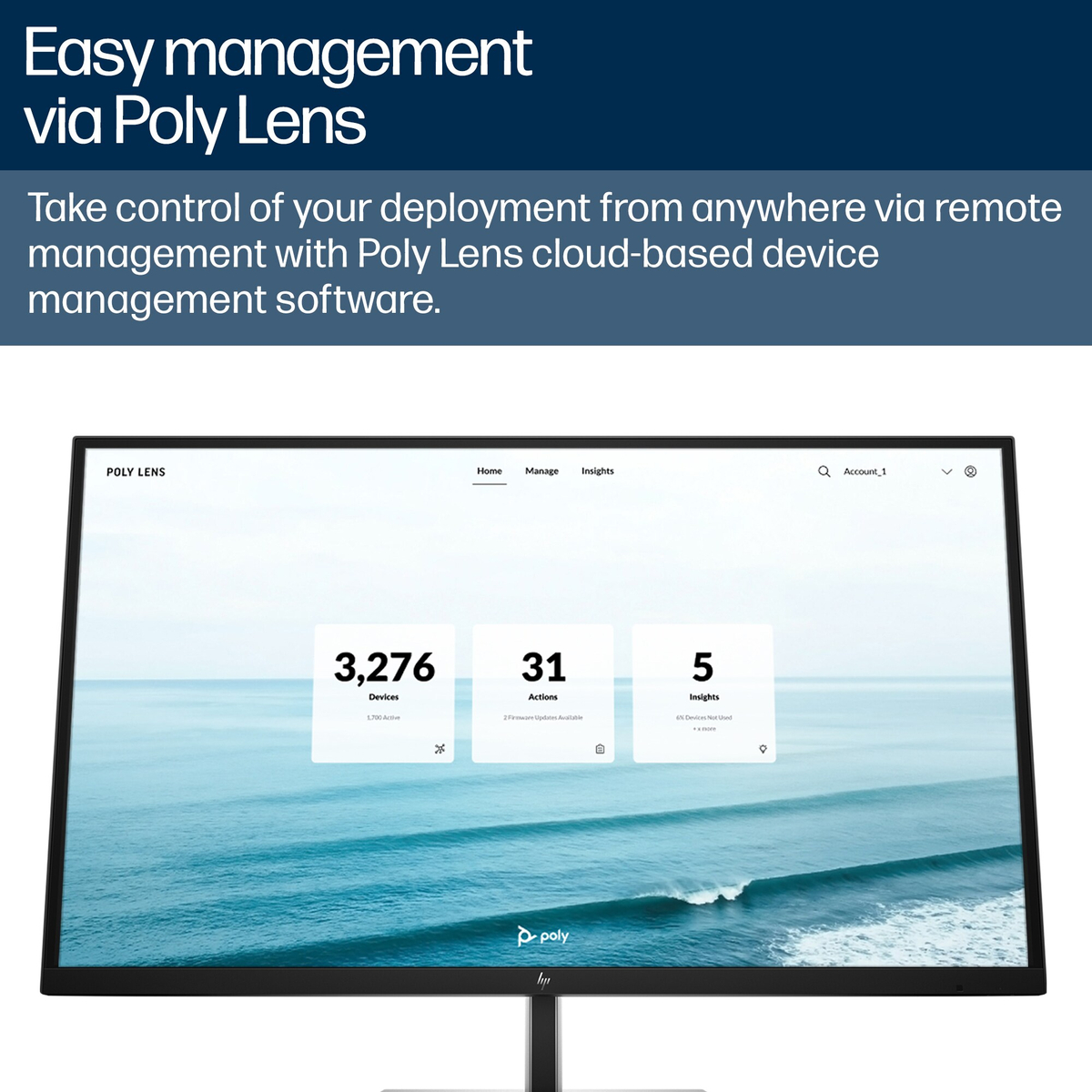 Poly Studio V52 USB Video Bar