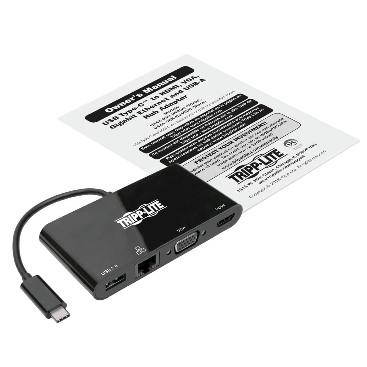 USB-C Multiport Adapter Black