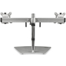 Dual-Monitor Stand - Horizontal - Silver