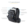 17.3in Laptop Backpack w/ Accessory Case