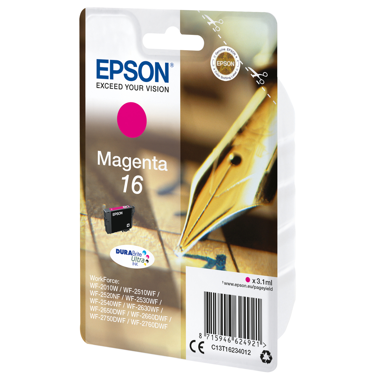 16 Magenta  Ink Cartridge 3ml