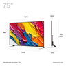 LG QNED84A 75 inch Quantum Dot Mini LED