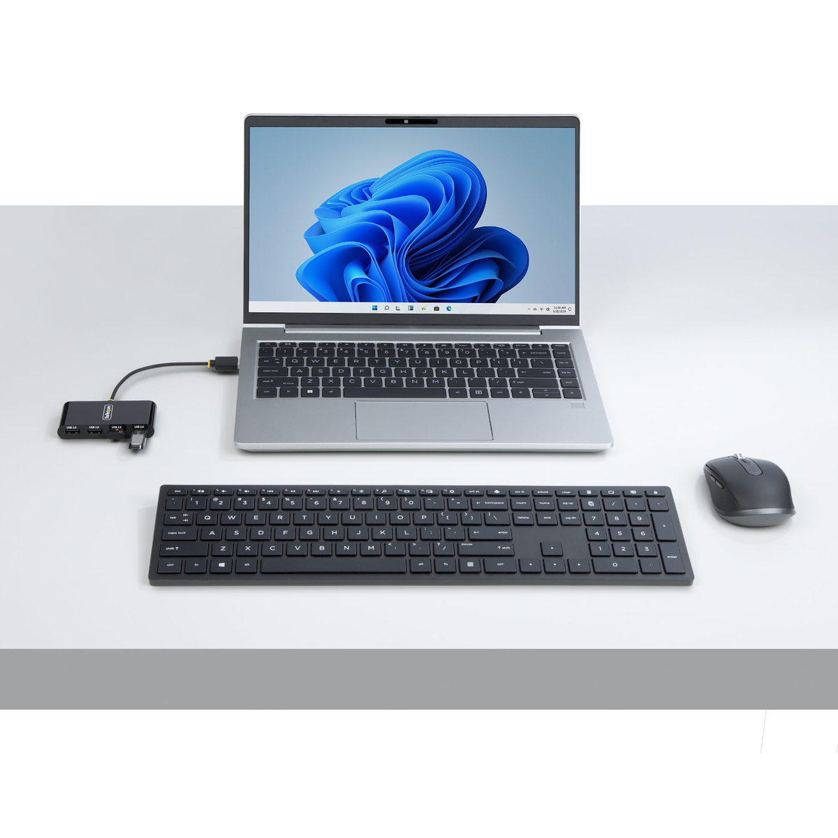 4-Port USB 2.0 Hub Bus Powered 480Mbps