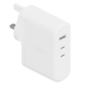 PowerMaxx100W Multi GaN WallCharger Whte