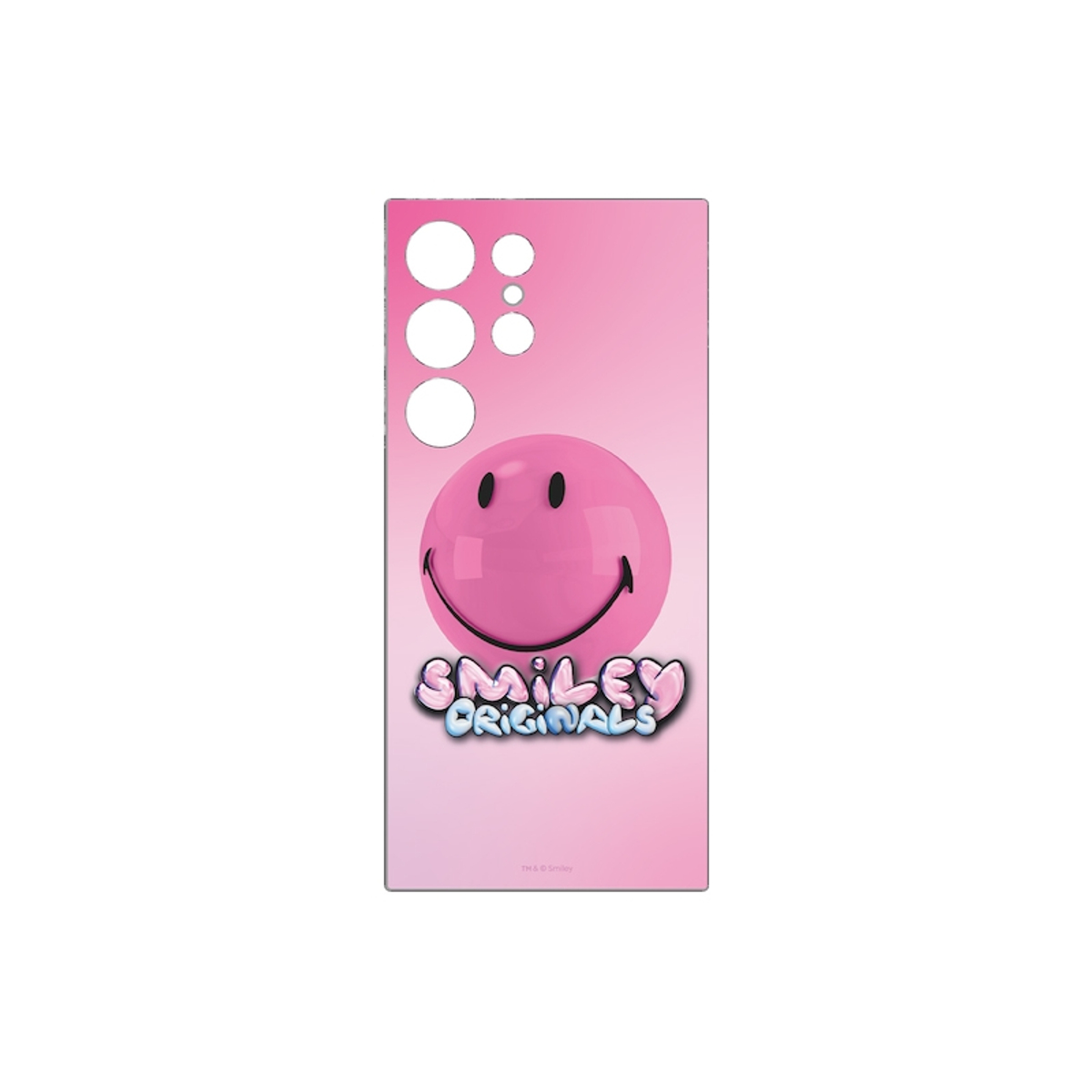 S24 Ultra Smiley Pink PlatePink