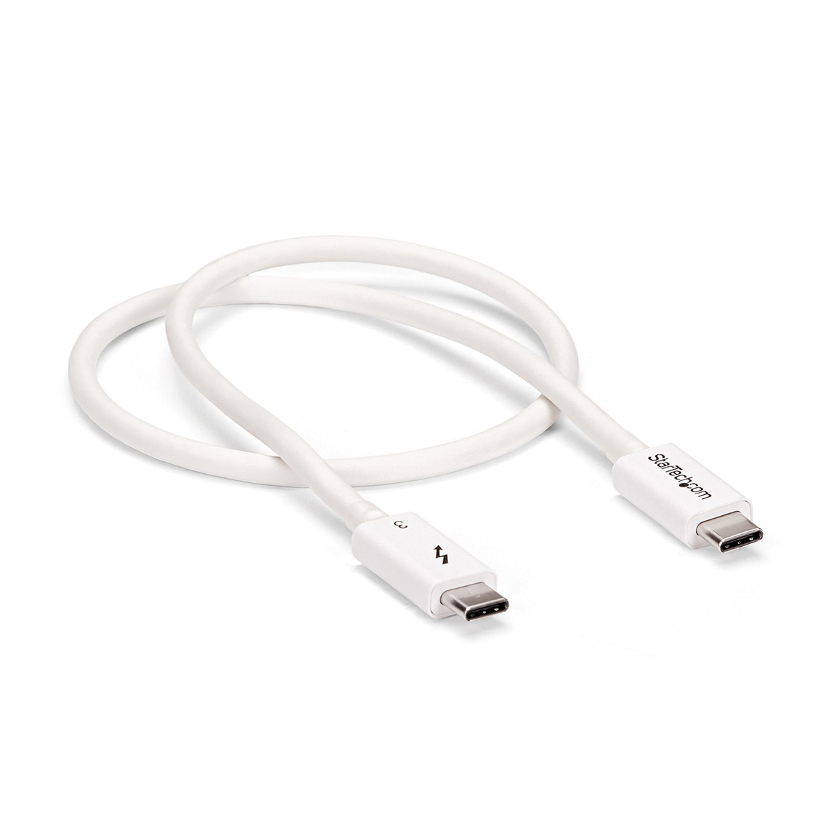 0.5mThunderbolt 3 Cable 40Gbps - White