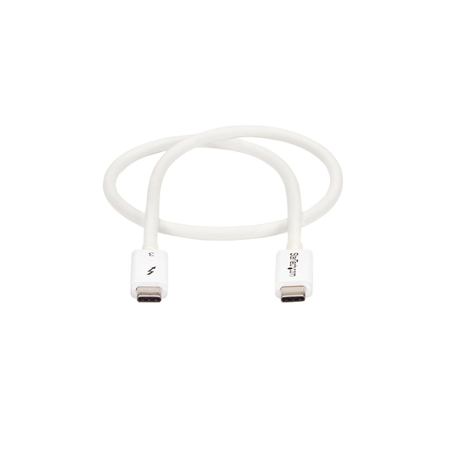 0.5mThunderbolt 3 Cable 40Gbps - White