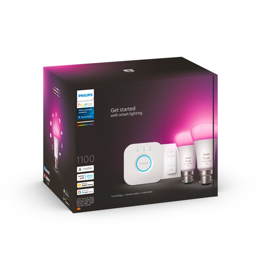 HueWCA 10.5W A60 B22 2set sw EU