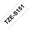 TZES151 24mm Black On Clear Label Tape