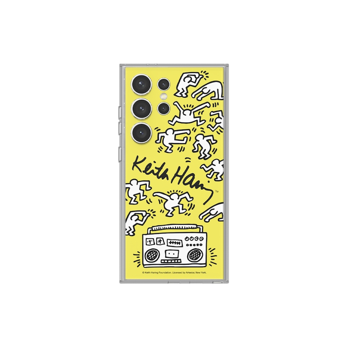 S24 Ultra Keith Haring Dance PlateYellow