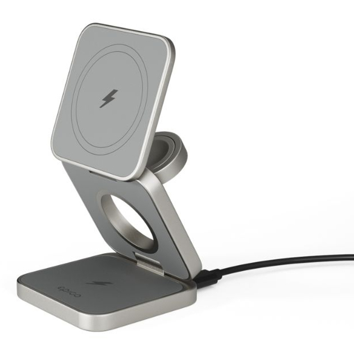 3in1 Fold Mag+ Wireless Charge Stand-EU