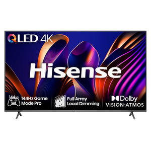 Hisense, 65E77NQTUK PRO 65" 4K QLED Smart TV