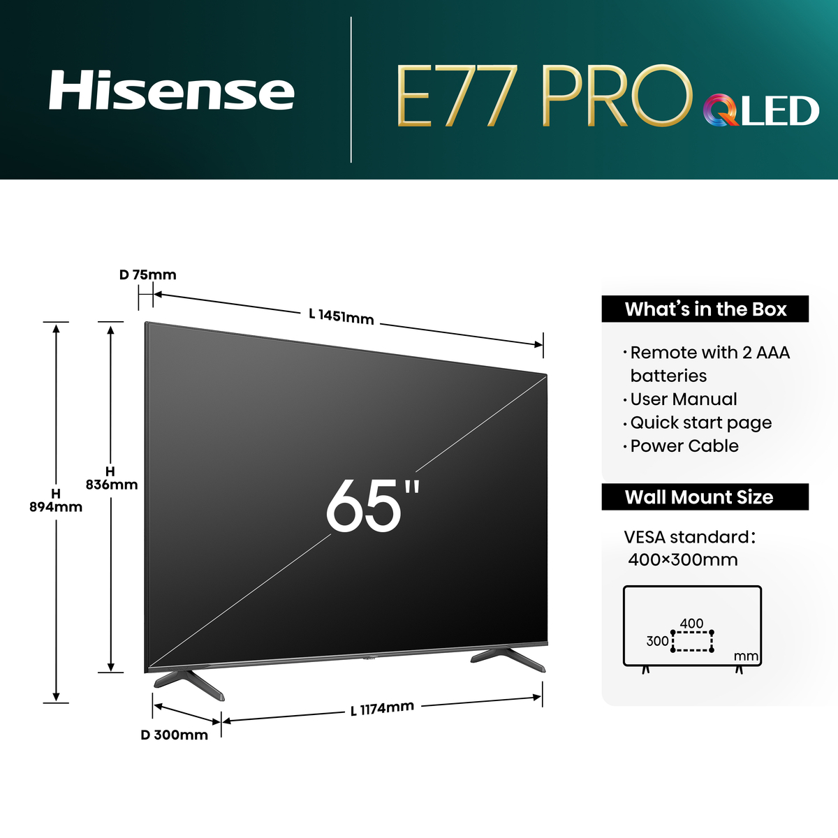 65E77NQTUK PRO 65