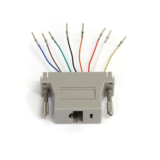 DB25 to RJ45 Modular Adapter - M/F