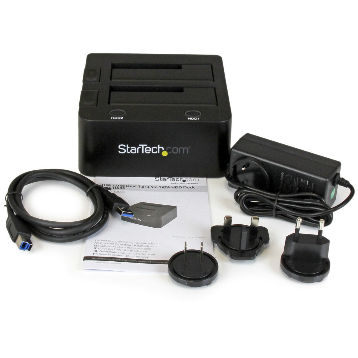 USB 3.0 Dual HD Docking St w/UASP