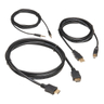 HDMI KVM Cable 4K USB 2.0 Audio Blk 1.8M