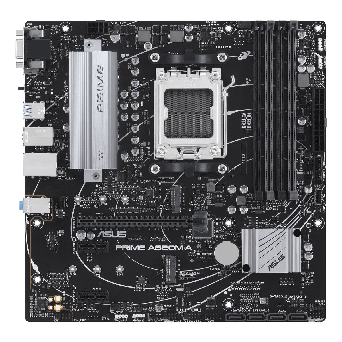 MB AMD AM5 A620M-A-CSM PRIME D5 MATX